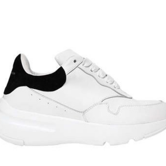 ALEXANDER MCQUEEN 50MM LEATHER & SUEDE SNEAKERS - Picture 4 of 5